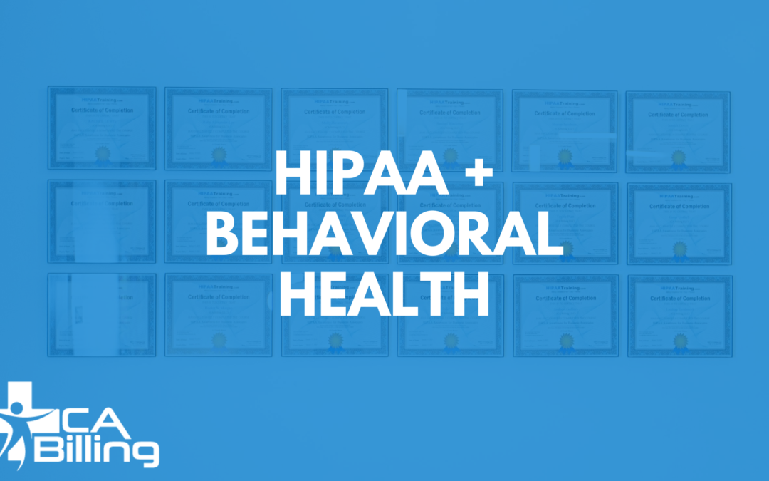 Behavioral Health HIPAA Compliance